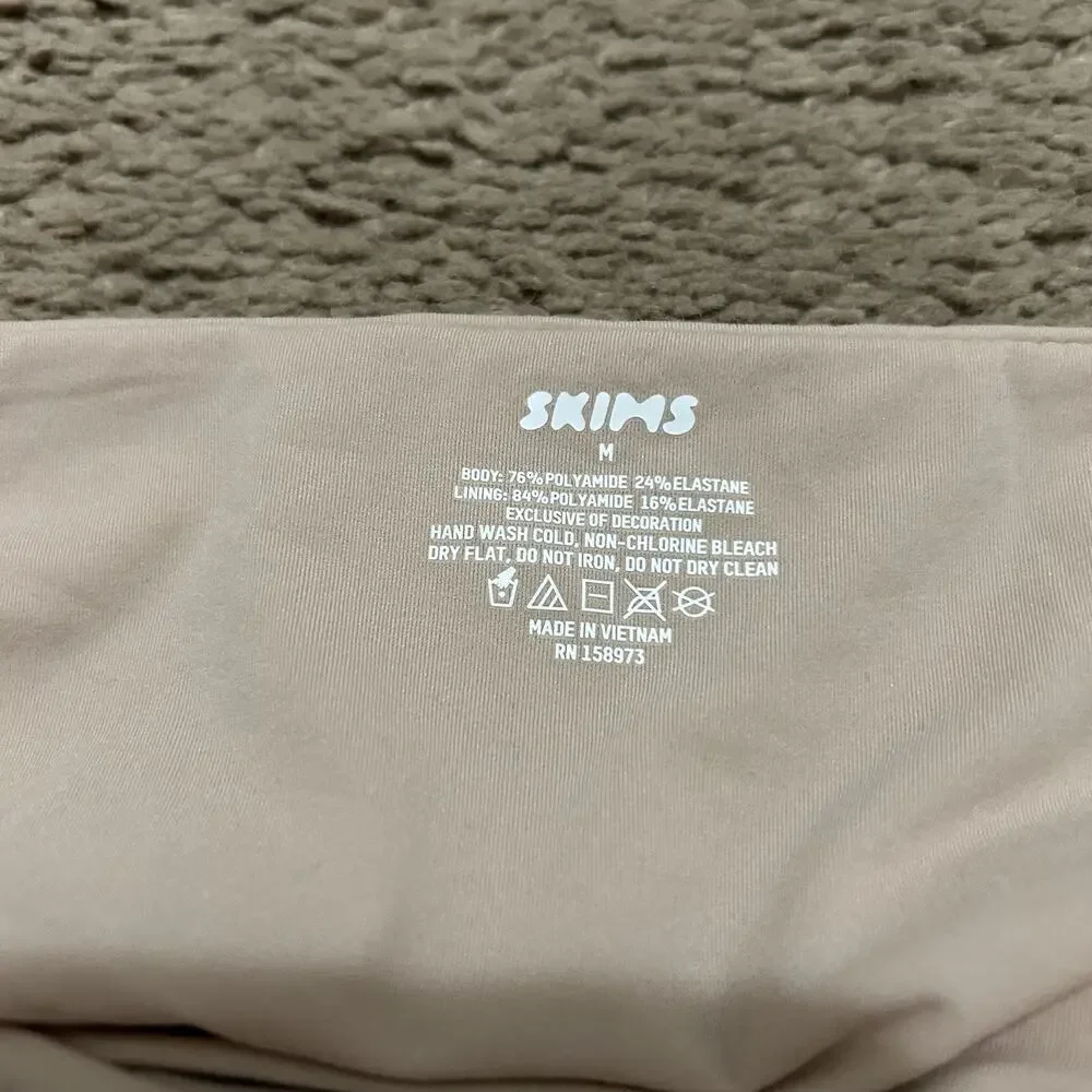 Skims Fits Everybody Bandeau Size Medium Mica Tan NWT